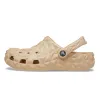 Женские кроксы Crocs Geometric Latte, латте - Фото№4