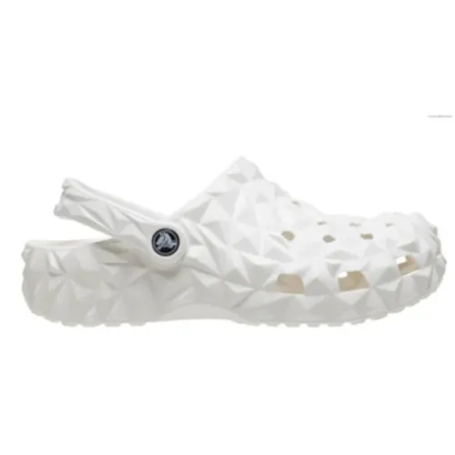 Кроксы Crocs Geometric White, белый - Фото№1 Кроксы Crocs Geometric White, белый - Фото№1