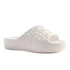 Жіночі крокси Crocs Slade Geometric Lastic Bone, білий - Фото№4