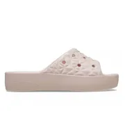 Женские кроксы Crocs Slade Geometric Lastic Bone, молочный
