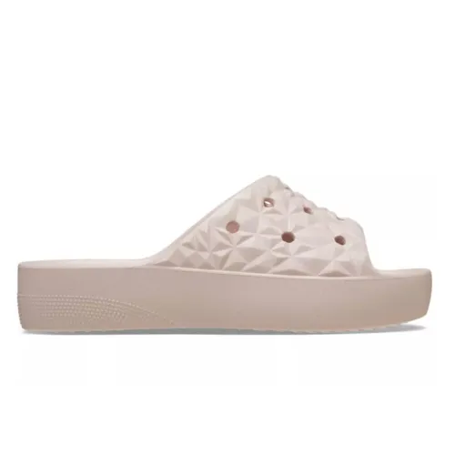 Женские кроксы Crocs Slade Geometric Lastic Bone, молочный - Фото№1 Женские кроксы Crocs Slade Geometric Lastic Bone, молочный - Фото№1