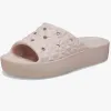 Женские кроксы Crocs Slade Geometric Lastic Bone, молочный - Фото№4