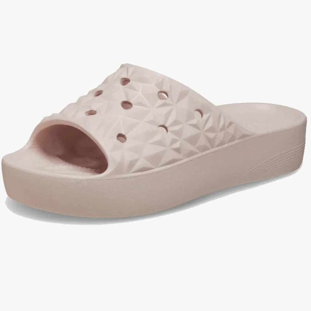 Женские кроксы Crocs Slade Geometric Lastic Bone, молочный Женские кроксы Crocs Slade Geometric Lastic Bone, молочный