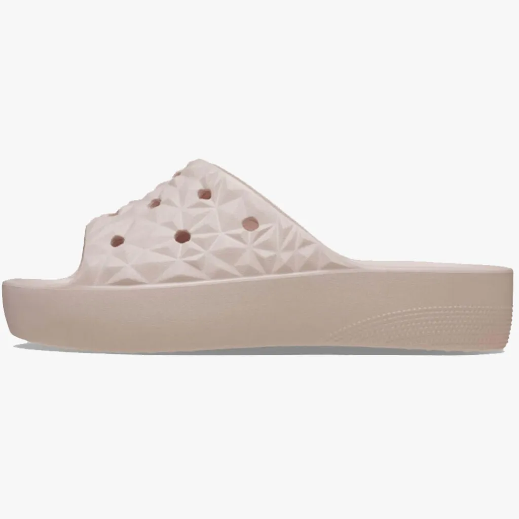 Женские кроксы Crocs Slade Geometric Lastic Bone, молочный Женские кроксы Crocs Slade Geometric Lastic Bone, молочный