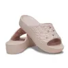 Женские кроксы Crocs Slade Geometric Lastic Bone, молочный - Фото№6