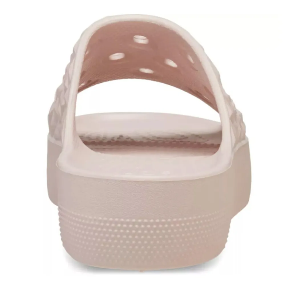 Женские кроксы Crocs Slade Geometric Lastic Bone, молочный Женские кроксы Crocs Slade Geometric Lastic Bone, молочный