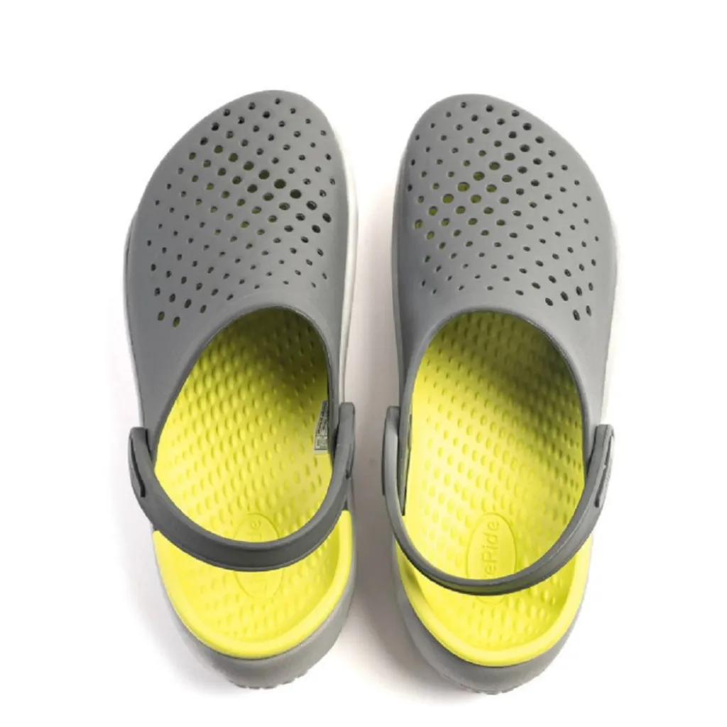 Кроксы Crocs InMotion Clog Grey/Light Green, серо-зеленый Кроксы Crocs InMotion Clog Grey/Light Green, серо-зеленый