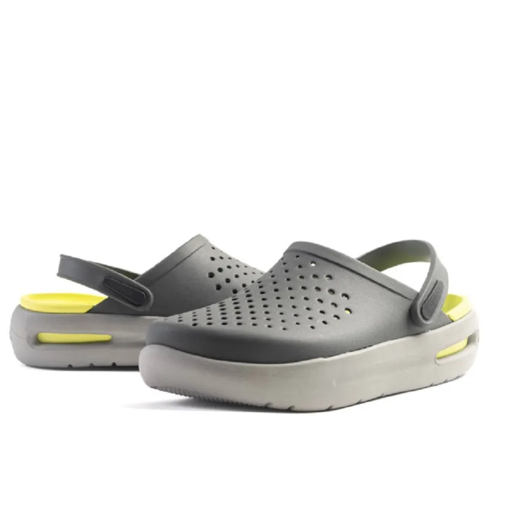 Кроксы Crocs InMotion Clog Grey/Light Green, серо-зеленый Кроксы Crocs InMotion Clog Grey/Light Green, серо-зеленый