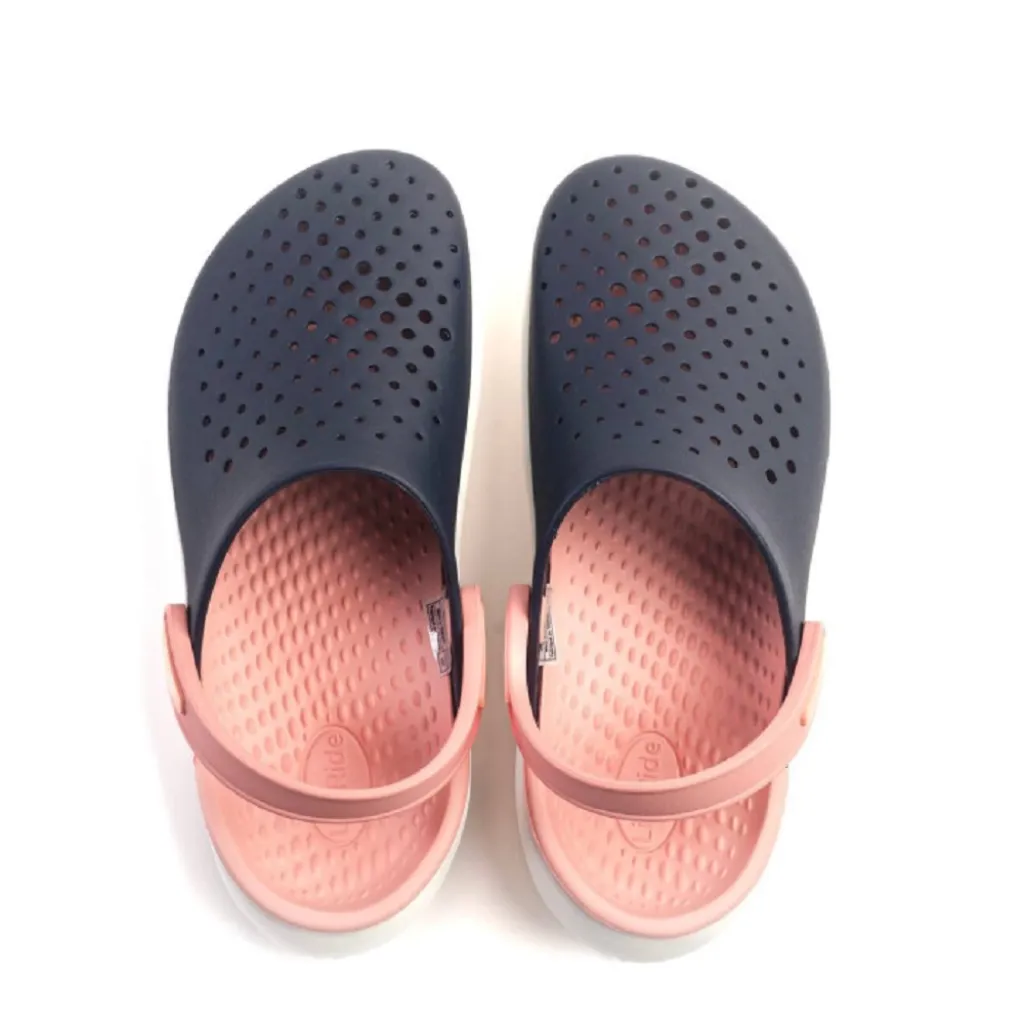 Крокси Crocs InMotion Clog Navy/Melon, синьо-рожевий Крокси Crocs InMotion Clog Navy/Melon, синьо-рожевий