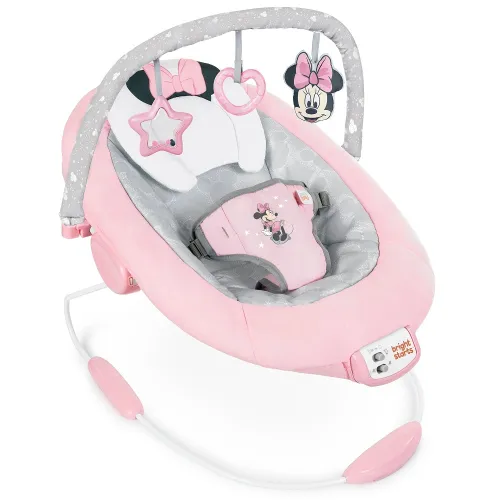 Шезлонг Bright Starts Minnie Mouse Rosy Skies - Фото№1 Шезлонг Bright Starts Minnie Mouse Rosy Skies - Фото№1