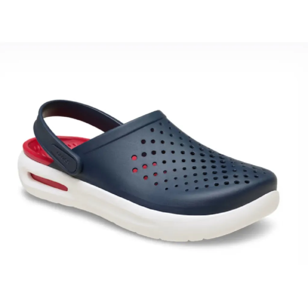 Крокси Crocs InMotion Clog Navy/Paper, синьо-червоний Крокси Crocs InMotion Clog Navy/Paper, синьо-червоний