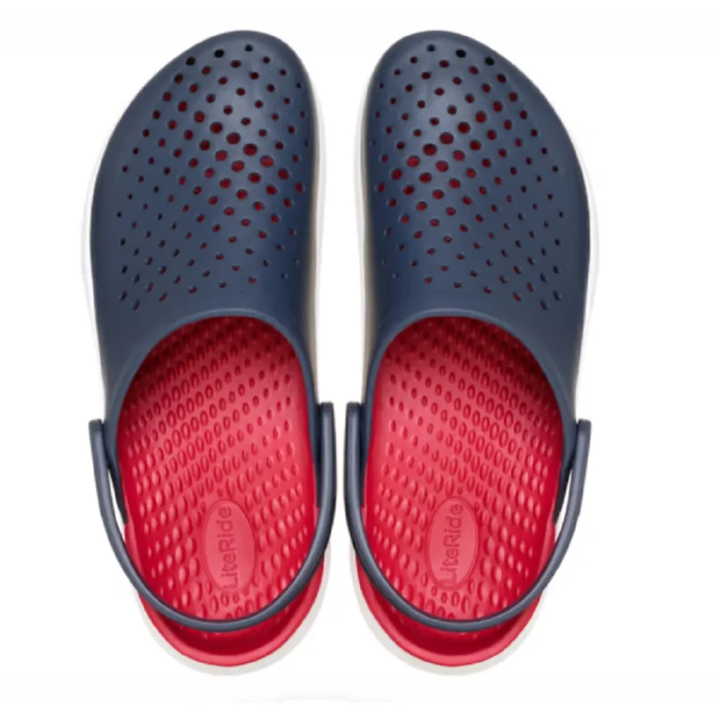 Крокси Crocs InMotion Clog Navy/Paper, синьо-червоний Крокси Crocs InMotion Clog Navy/Paper, синьо-червоний