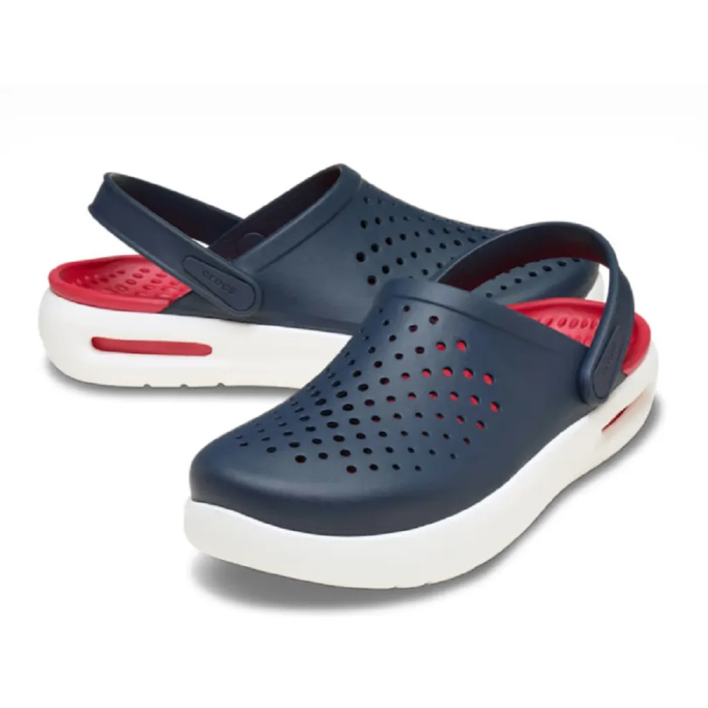 Крокси Crocs InMotion Clog Navy/Paper, синьо-червоний Крокси Crocs InMotion Clog Navy/Paper, синьо-червоний