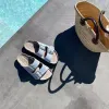 Ортопедичні жіночі шльопанці Genuins Honolulu G106249, блакитний/велюр - Фото№4