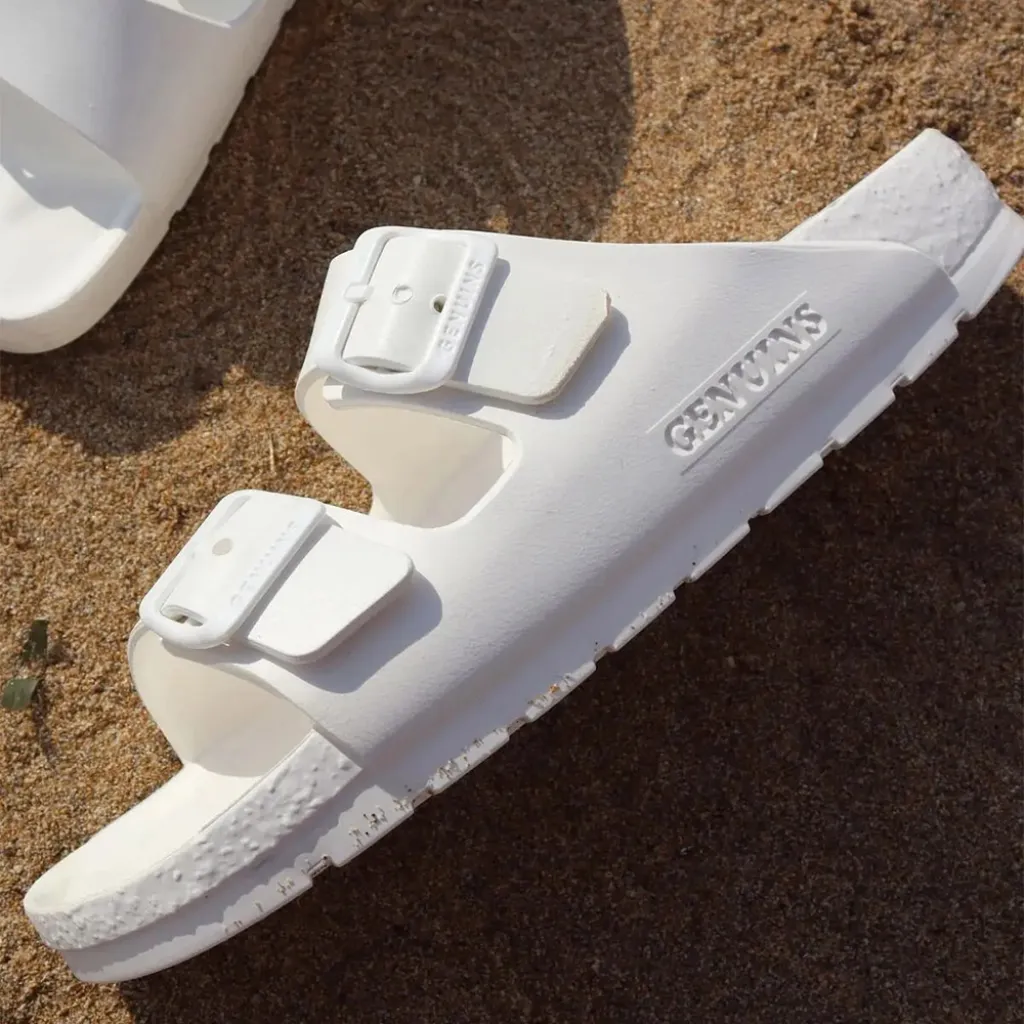 Ортопедические женские шлепанцы Genuins Mallorca EVA G106700, белый