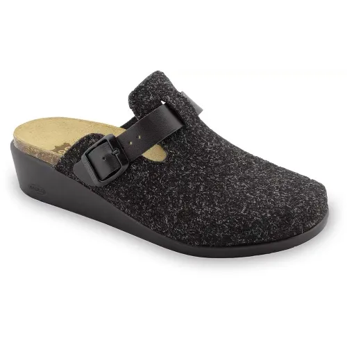 Жіночі ортопедичні сабо домашні Oxford Grubin, чорний - Фото№1 Жіночі ортопедичні сабо домашні Oxford Grubin, чорний - Фото№1