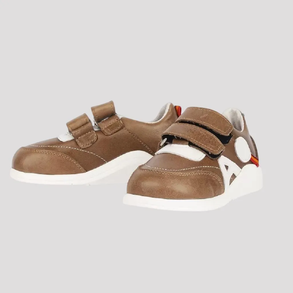 Ортопедические детские кроссовки Brown A 410AP Ortofoot, коричневый