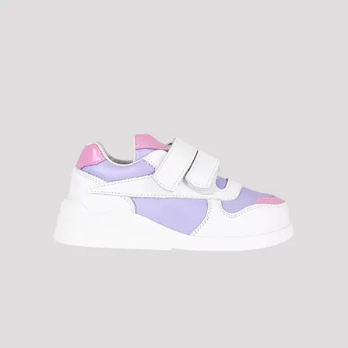 Ортопедические детские кроссовки Violet Neon 410AP Ortofoot, бело-розовые - Фото№1