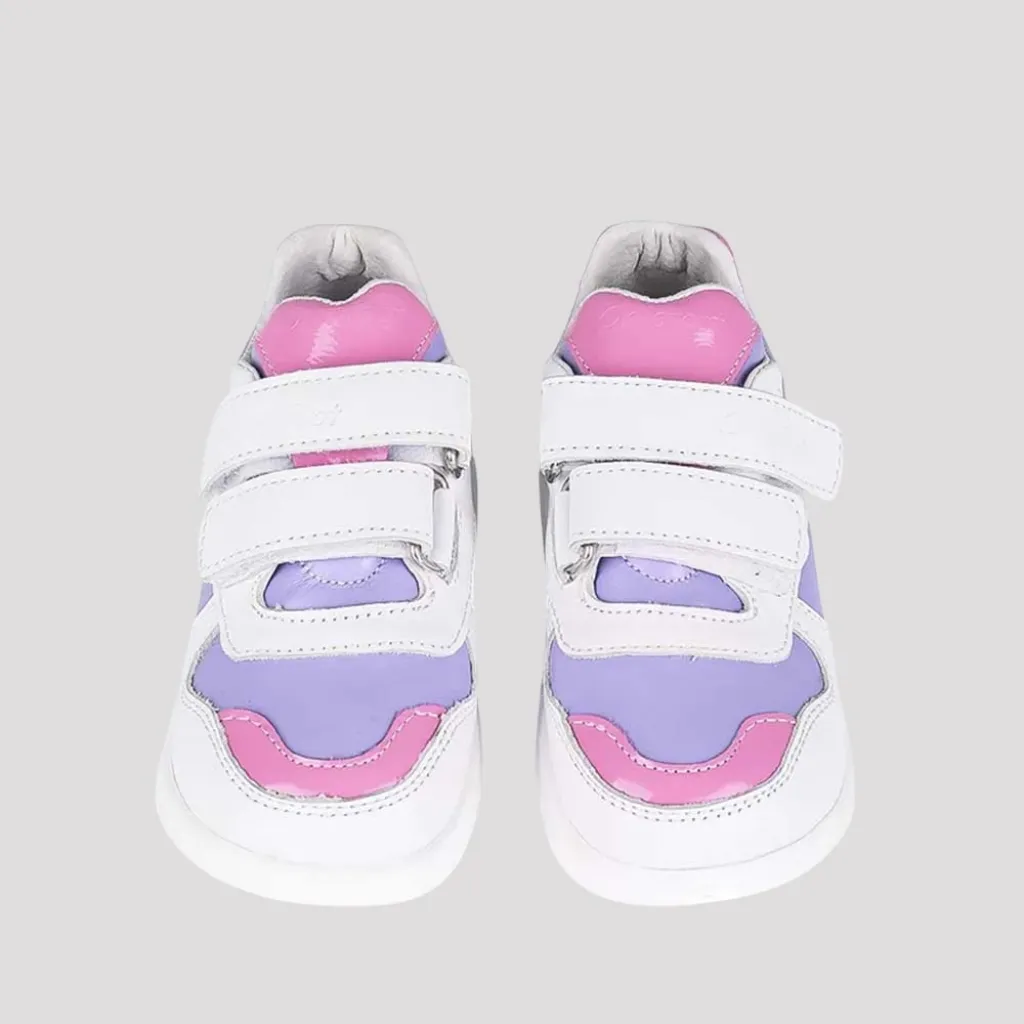 Ортопедические детские кроссовки Violet Neon 410AP Ortofoot, бело-розовые