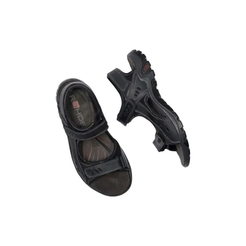 Мужские сандалии Rohde Barolo 5930 90, черный Мужские сандалии Rohde Barolo 5930 90, черный