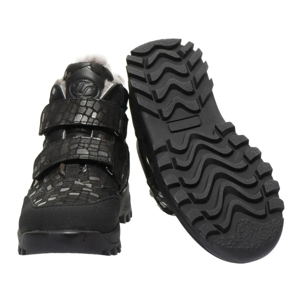 Зимние профилактические ботинки Theo Leo LEO-2308KR, черный/серебряный