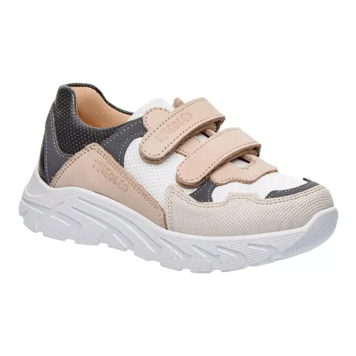 Профилактические кроссовки Theo Leo 2558 BG-GR, белый/серый/песочный - Фото№1
