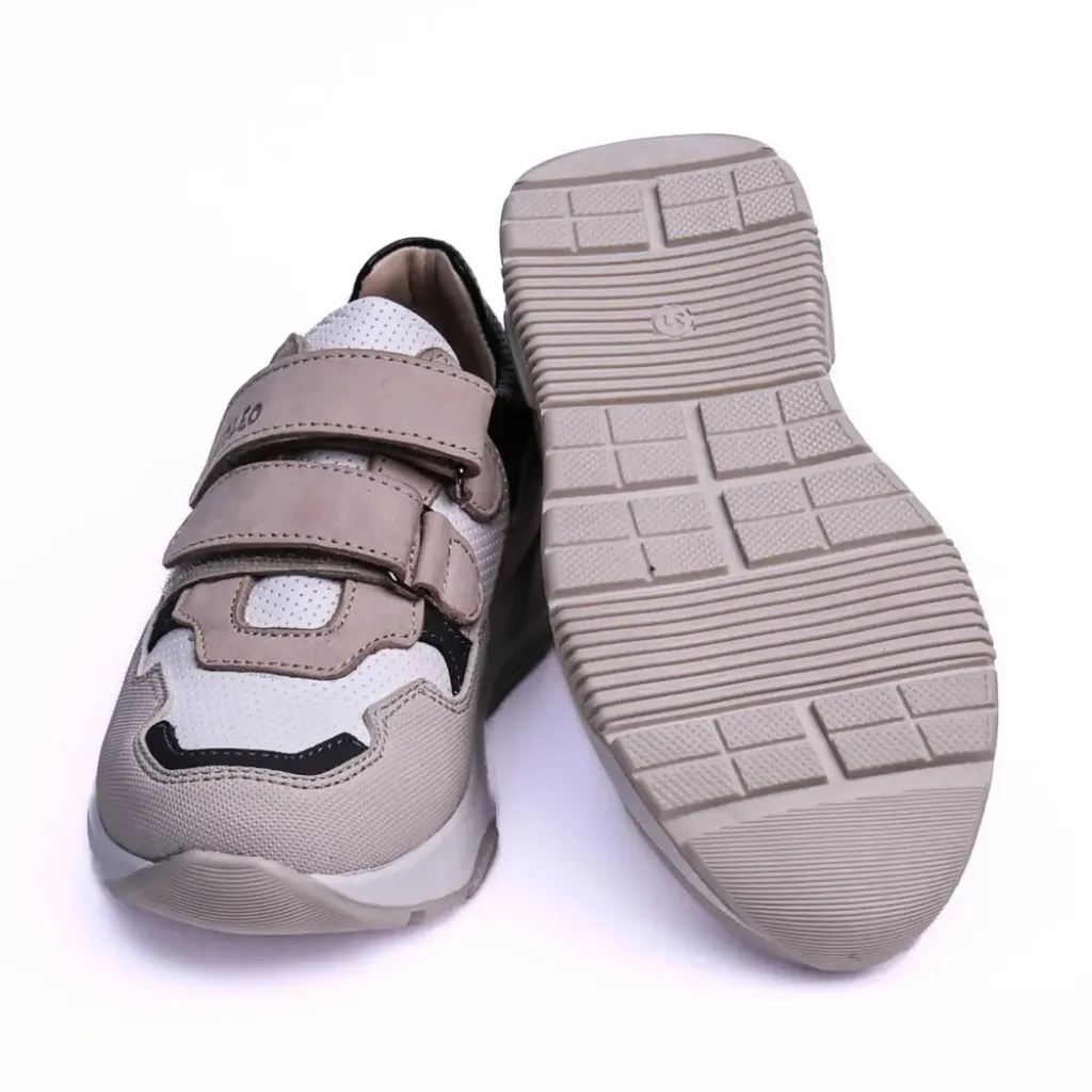 Профилактические кроссовки Theo Leo LEO-2558/1, белый/серый/песочный