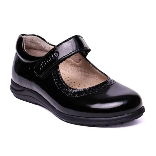 Профилактические туфли для девочки Theo Leo LEO-2428-BLACK, черный - Фото№1 Профилактические туфли для девочки Theo Leo LEO-2428-BLACK, черный - Фото№1