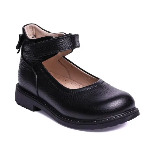 Профилактические туфли для девочки Theo Leo LEO-025-BLACK, черный - Фото№1