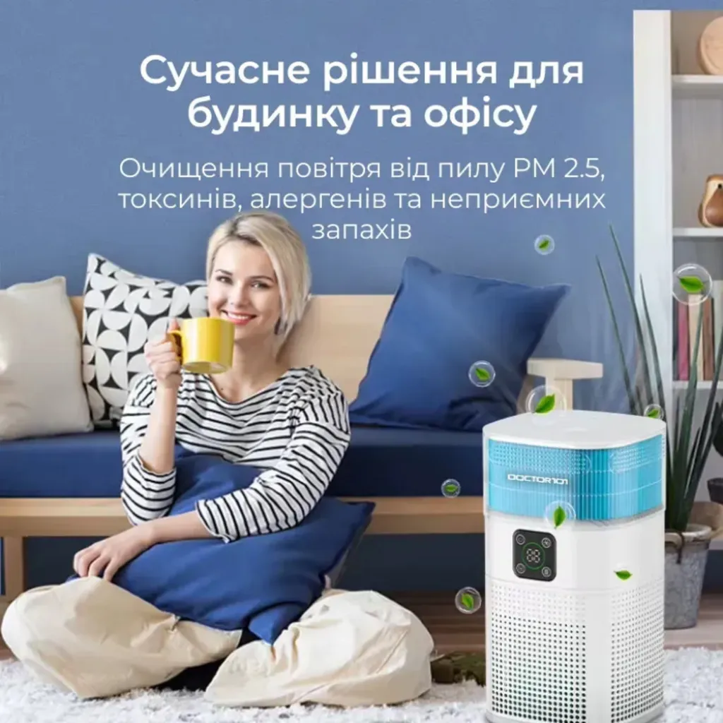 Очищувач повітря Doctor-101 Zean з функцією зволоження 2-в-1 Очищувач повітря Doctor-101 Zean з функцією зволоження 2-в-1