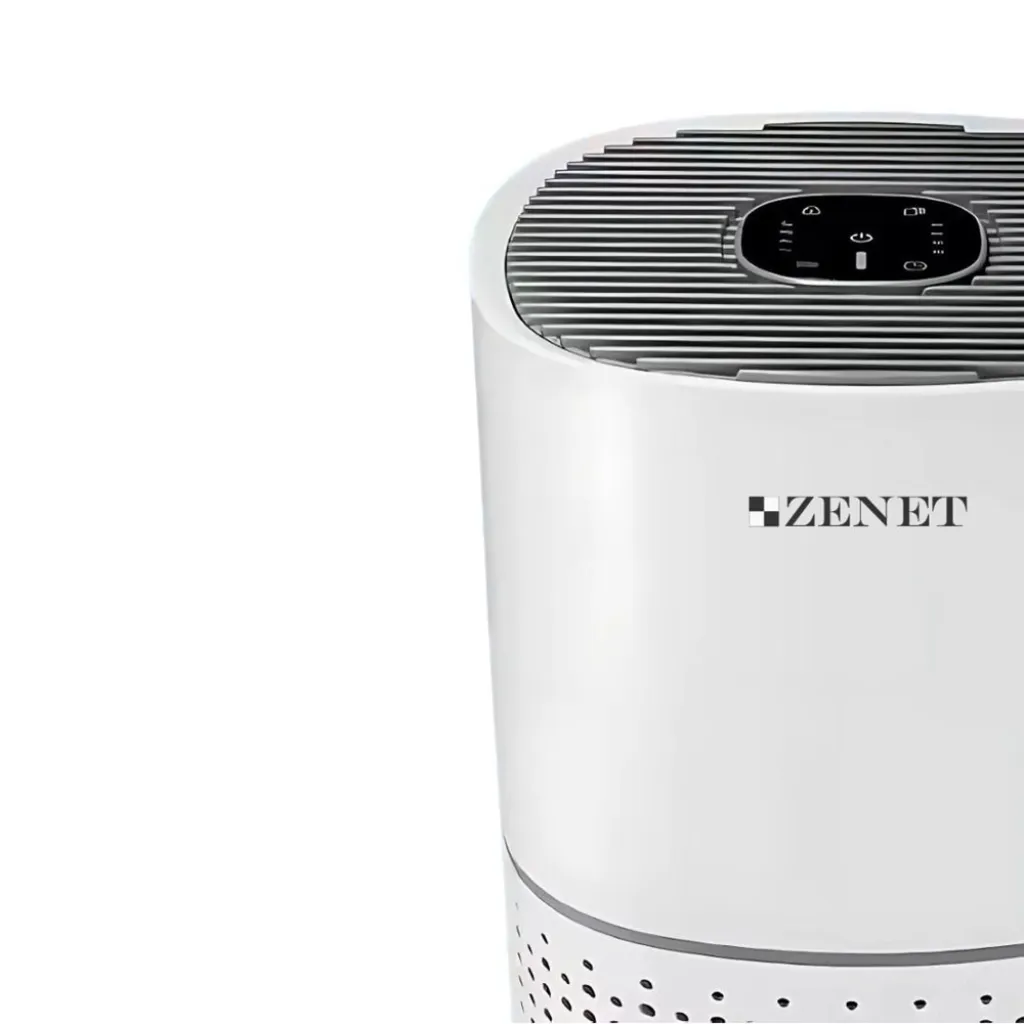 Очисник повітря ZENET 201 із HEPA-фільтром для приміщень до 50 м², білий