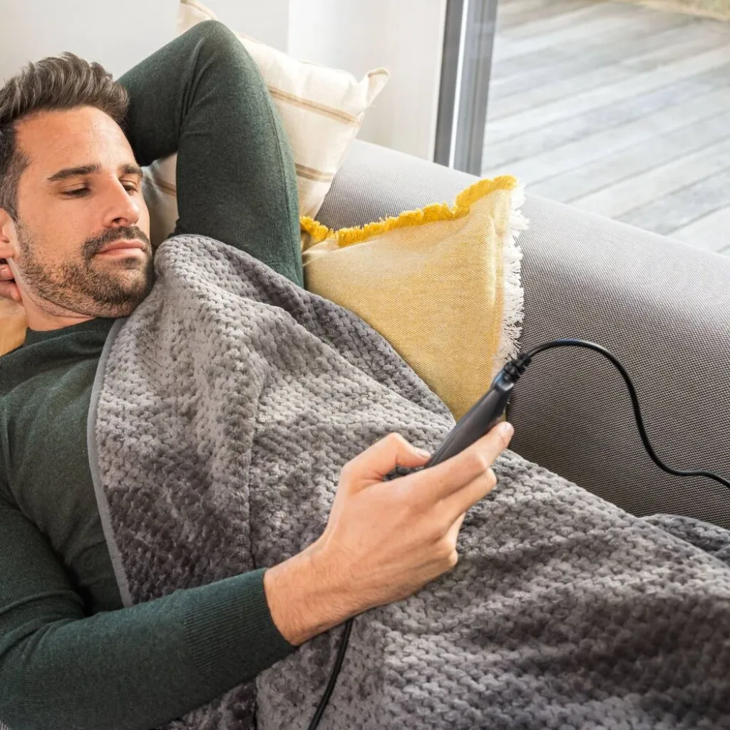 Электрическое одеяло Beurer HD 65 Dark Grey, темно-серый