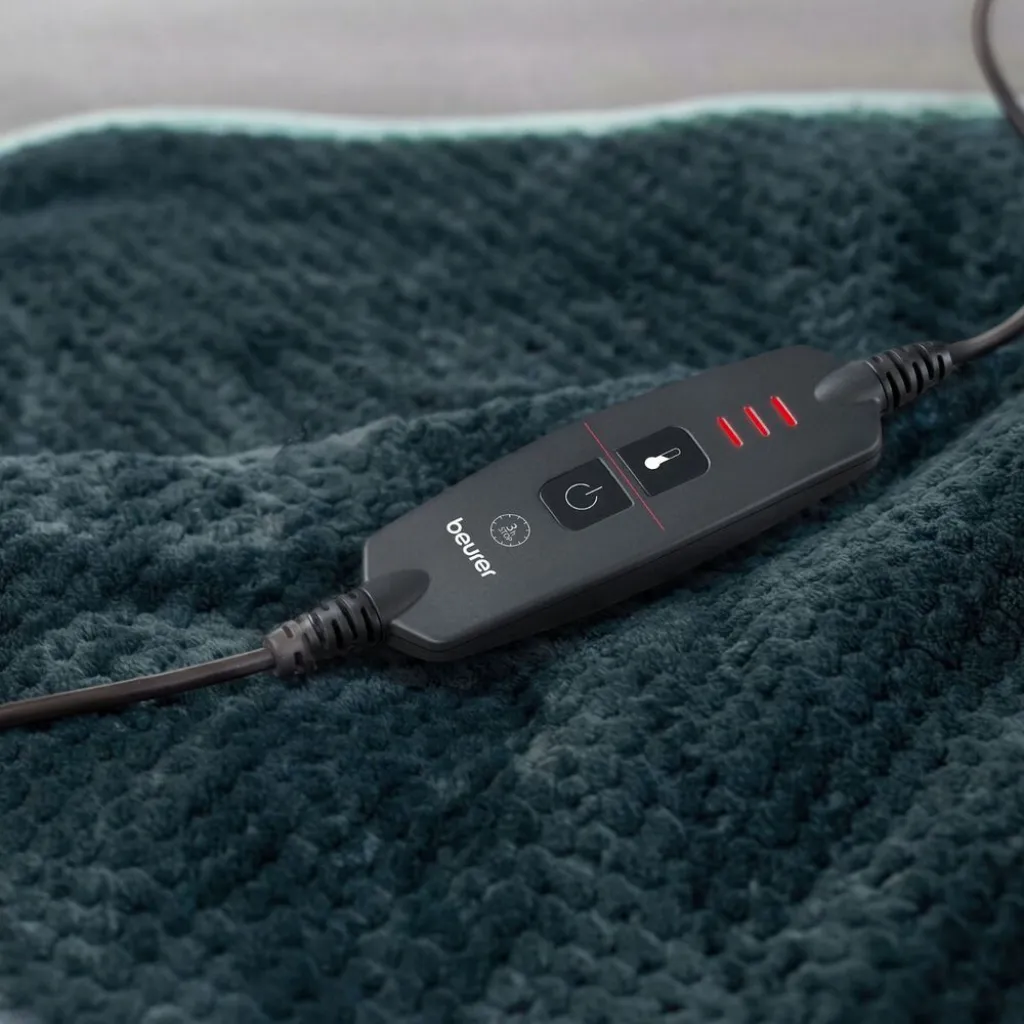Електрична ковдра Beurer HD 65 LE, темно-зелений Електрична ковдра Beurer HD 65 LE, темно-зелений