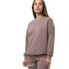 Адаптивный женский костюм (свитшот+штаны) на молниях Plus plus, мокка-мусс - Фото№3