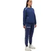 Адаптивный женский костюм (свитшот+штаны) на молниях Plus plus, синий - Фото№8