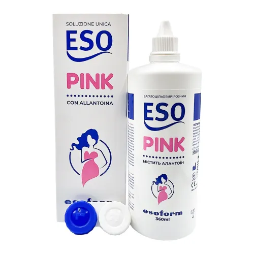 Розчин для контактних лінз Esoform ESO PINK, 360 мл - Фото№1 Розчин для контактних лінз Esoform ESO PINK, 360 мл - Фото№1
