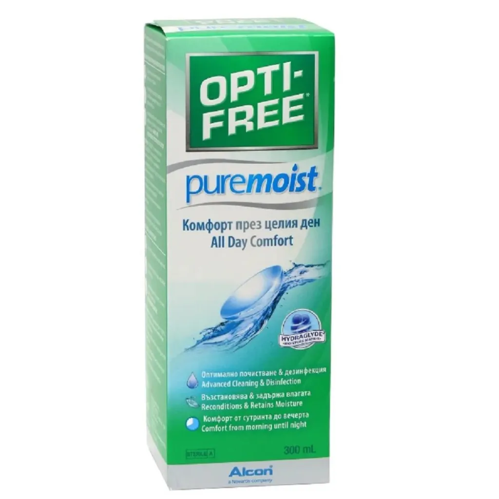 Розчин для контактних лінз Alcon Opti Free PureMoist, 300 мл