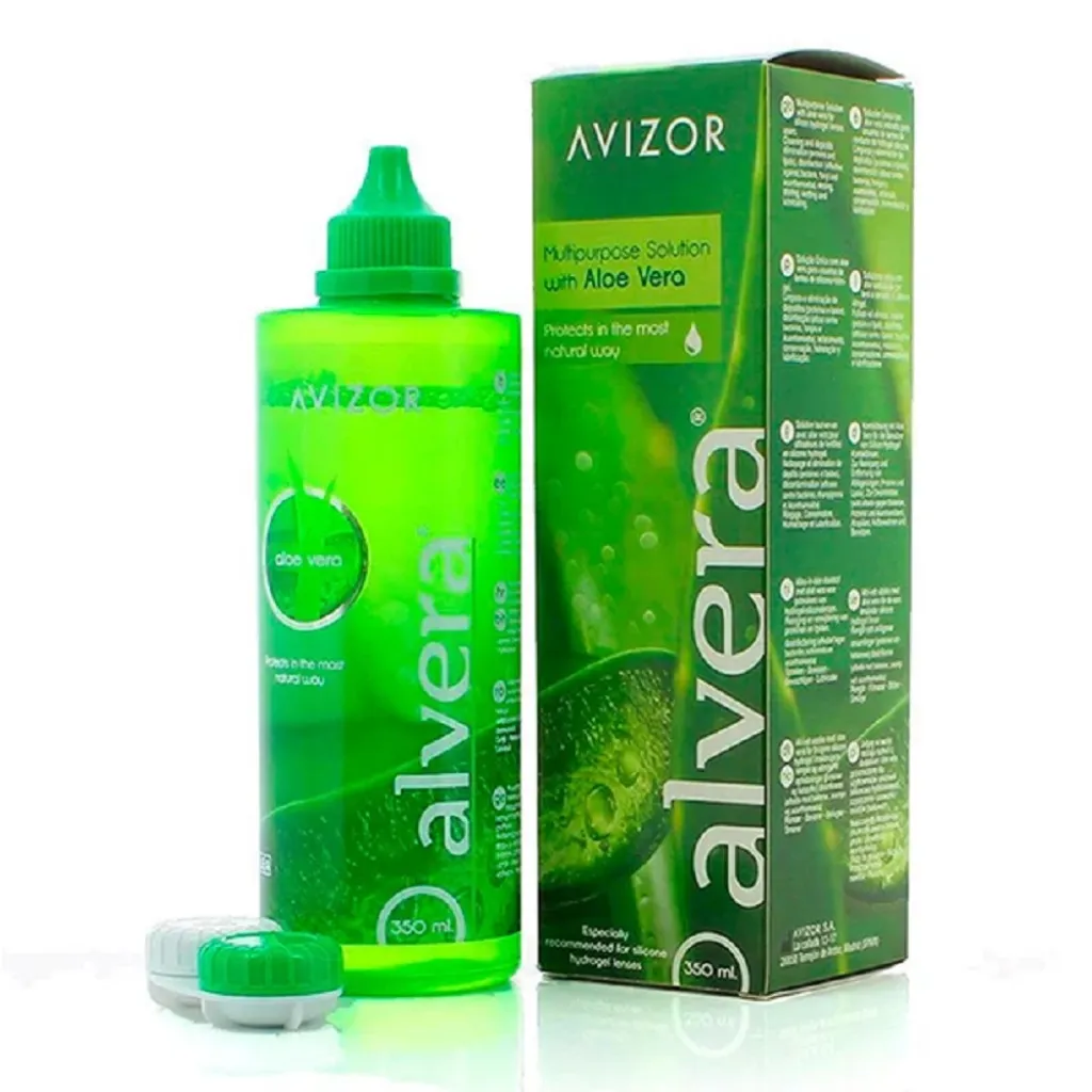 Розчин для контактних лінз Avizor Alvera Solution, 350 мл Розчин для контактних лінз Avizor Alvera Solution, 350 мл