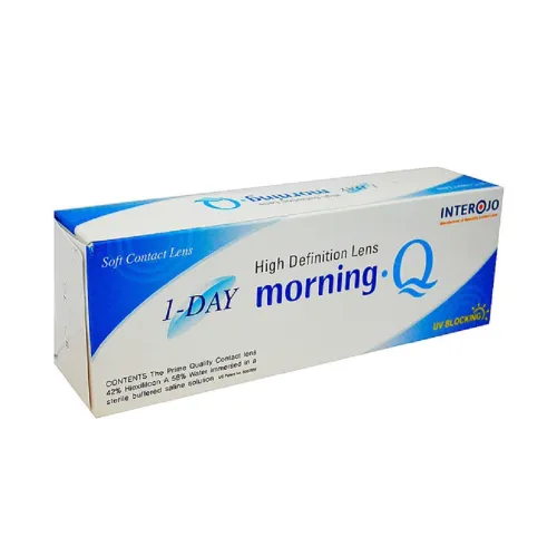 Одноденні контактні лінзи Interojo Morning Q 1-Day, 30 лінз/упаковка - Фото№1 Одноденні контактні лінзи Interojo Morning Q 1-Day, 30 лінз/упаковка - Фото№1