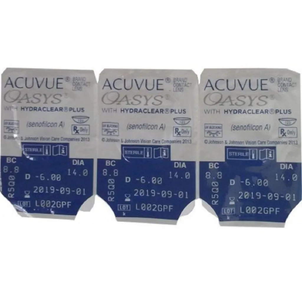 Контактні лінзи Johnson-Johnson Acuvue Oasys with HYDRACLEAR Plus Контактні лінзи Johnson-Johnson Acuvue Oasys with HYDRACLEAR Plus