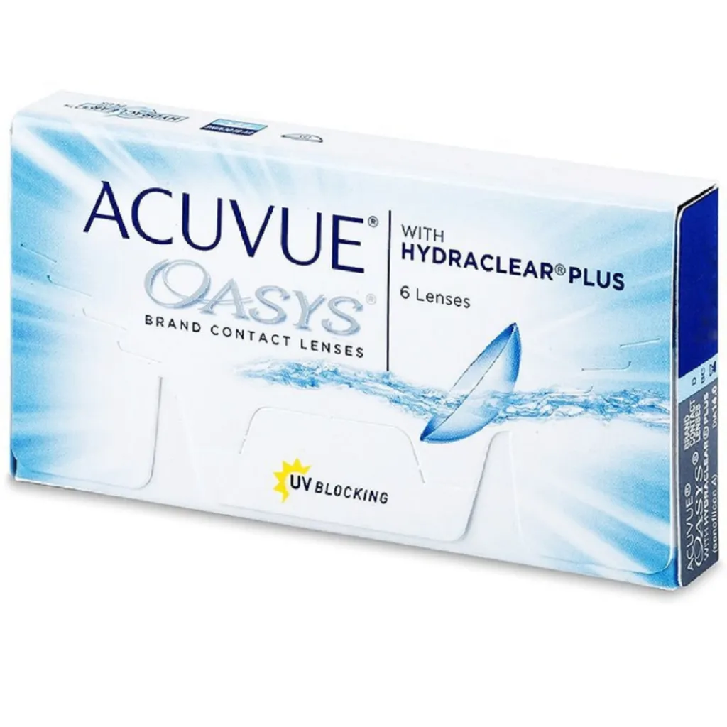 Контактні лінзи Johnson-Johnson Acuvue Oasys with HYDRACLEAR Plus Контактні лінзи Johnson-Johnson Acuvue Oasys with HYDRACLEAR Plus