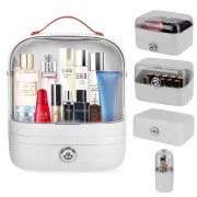 Набір органайзерів для косметики та прикрас Elegance Kit, 5 шт, білий