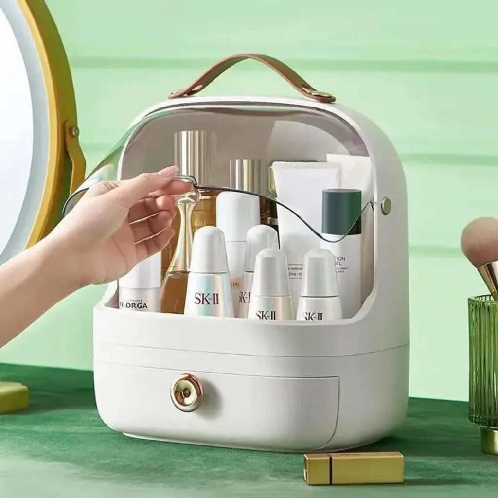 Набор органайзеров для косметики и украшений Elegance Kit, 5 шт, белый