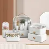 Набор органайзеров для косметики и украшений Elegance Kit, 5 шт, белый - Фото№7