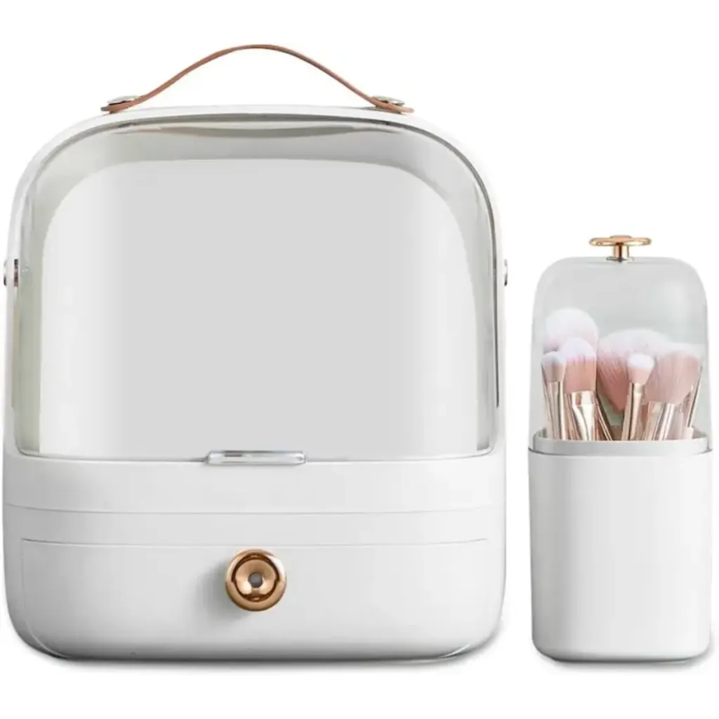 Набор органайзеров для косметики и украшений Elegance Kit, 5 шт, белый