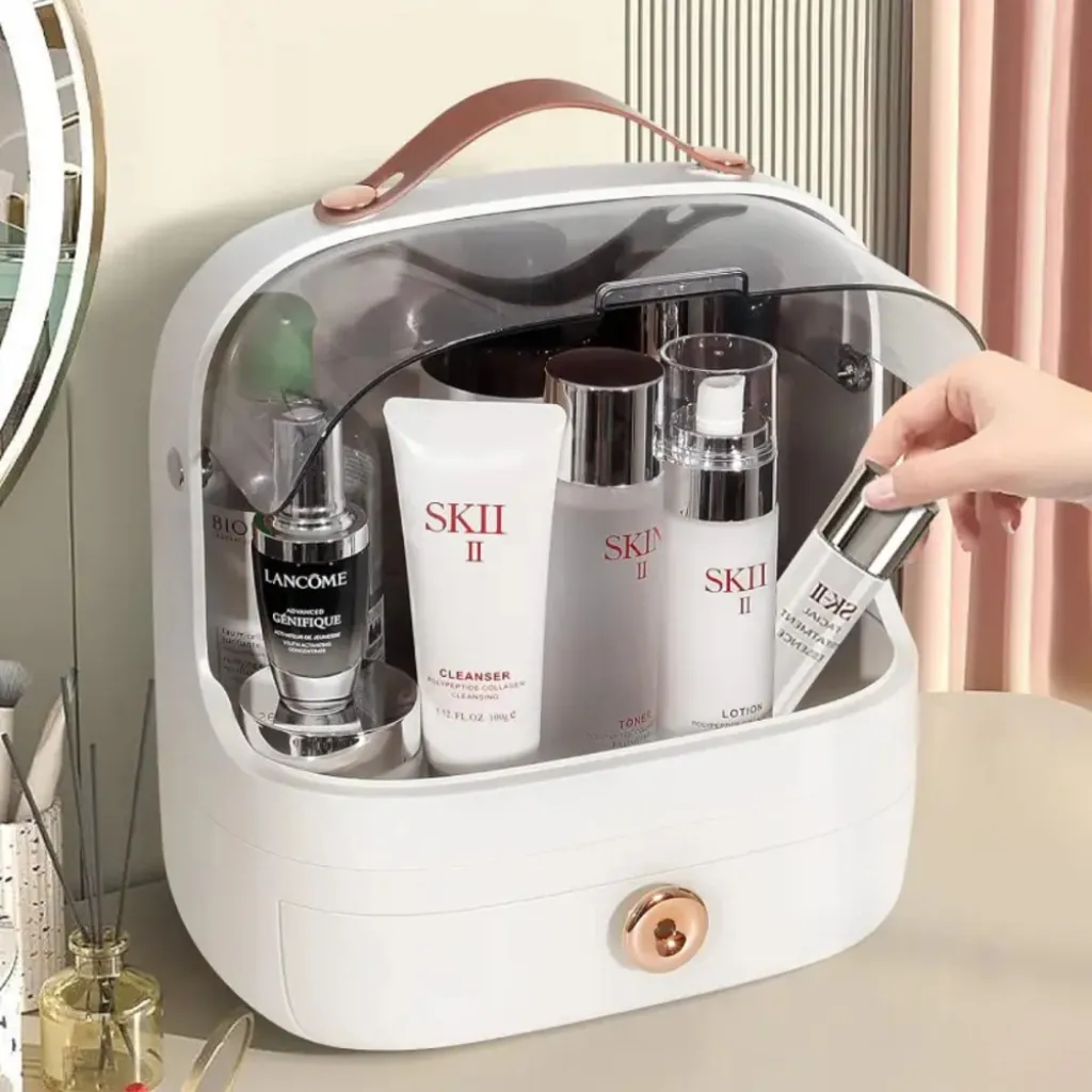 Набор органайзеров для косметики и украшений Elegance Kit, 5 шт, белый