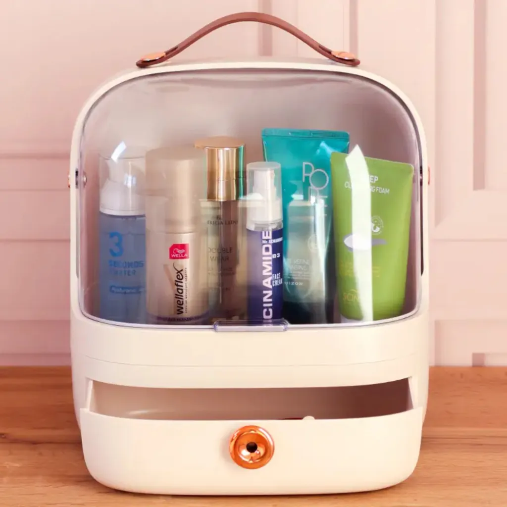 Набор органайзеров для косметики и украшений Elegance Kit, 5 шт, белый