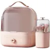 Набір органайзерів для косметики та прикрас Elegance Kit, 5 шт, рожевий - Фото№3