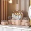 Набір органайзерів для косметики та прикрас Elegance Kit, 5 шт, рожевий - Фото№4