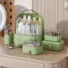 Набор органайзеров для косметики и украшений Elegance Kit, 5 шт, зеленый - Фото№3